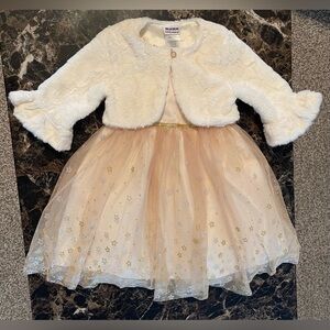 2T Girls Formal Christmas Dress